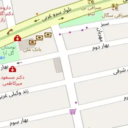 این نقشه، نشانی دکتر امیرحسین پیروی متخصص دندان پزشک در شهر تهران است. در اینجا آماده پذیرایی، ویزیت، معاینه و ارایه خدمات به شما بیماران گرامی هستند.