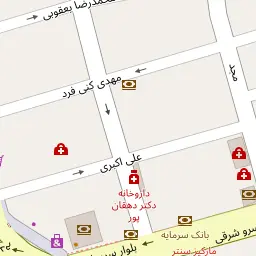 این نقشه، آدرس دکتر خلیل رستمی یوشانلوئی متخصص جراحی پلاستیک، ترمیمی و زیبایی در شهر تهران است. در اینجا آماده پذیرایی، ویزیت، معاینه و ارایه خدمات به شما بیماران گرامی هستند.