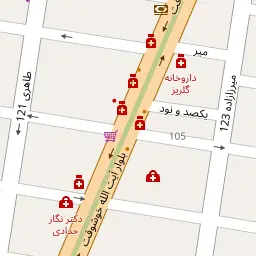 این نقشه، آدرس مرکز تصویربرداری از حنجره( استروبوسکوپی ) روزبه رضایی متخصص تصویربرداری از حنجره در شهر تهران است. در اینجا آماده پذیرایی، ویزیت، معاینه و ارایه خدمات به شما بیماران گرامی هستند.