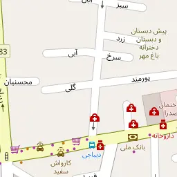 این نقشه، نشانی گفتاردرمانی مریم یعقوبی (شاپوری) متخصص  در شهر تهران است. در اینجا آماده پذیرایی، ویزیت، معاینه و ارایه خدمات به شما بیماران گرامی هستند.
