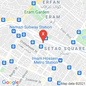 این نقشه، آدرس دکتر مژده خالدی متخصص پوست، مو و زیبایی در شهر شیراز است. در اینجا آماده پذیرایی، ویزیت، معاینه و ارایه خدمات به شما بیماران گرامی هستند.
