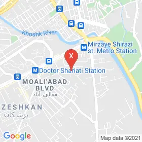 این نقشه، آدرس دکتر هایده سربی اکبری متخصص دندانپزشکی در شهر شیراز است. در اینجا آماده پذیرایی، ویزیت، معاینه و ارایه خدمات به شما بیماران گرامی هستند.