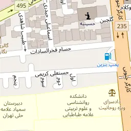 این نقشه، آدرس دکتر مریم قاسمی (منیریه) متخصص زنان و زایمان و نازایی؛ لاپاراسکوپی در شهر تهران است. در اینجا آماده پذیرایی، ویزیت، معاینه و ارایه خدمات به شما بیماران گرامی هستند.