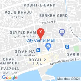 این نقشه، آدرس دکتر مقصود پوررحیمی متخصص اعصاب و روان (روانپزشکی) در شهر بندر عباس است. در اینجا آماده پذیرایی، ویزیت، معاینه و ارایه خدمات به شما بیماران گرامی هستند.