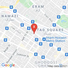 این نقشه، نشانی دکتر شهناز پوربرفه ای متخصص زنان و زایمان و نازایی در شهر شیراز است. در اینجا آماده پذیرایی، ویزیت، معاینه و ارایه خدمات به شما بیماران گرامی هستند.