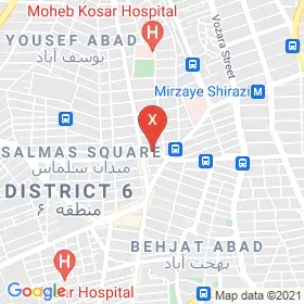 این نقشه، آدرس دکتر شهرام فیروزمرنی متخصص طب فیزیکی و توانبخشی؛ اینترونشنال درد ستون فقرات، استخوان و عضلات در شهر تهران است. در اینجا آماده پذیرایی، ویزیت، معاینه و ارایه خدمات به شما بیماران گرامی هستند.