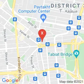این نقشه، آدرس دکتر لیلا پیرزاده متخصص زنان و زایمان و نازایی در شهر تهران است. در اینجا آماده پذیرایی، ویزیت، معاینه و ارایه خدمات به شما بیماران گرامی هستند.