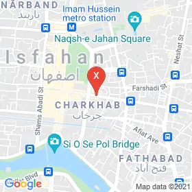 این نقشه، آدرس دکتر نسیم رافعی متخصص پزشک عمومی در شهر اصفهان است. در اینجا آماده پذیرایی، ویزیت، معاینه و ارایه خدمات به شما بیماران گرامی هستند.