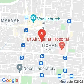 این نقشه، آدرس دکتر سمیرا کرباسیون متخصص پوست، مو و زیبایی در شهر اصفهان است. در اینجا آماده پذیرایی، ویزیت، معاینه و ارایه خدمات به شما بیماران گرامی هستند.