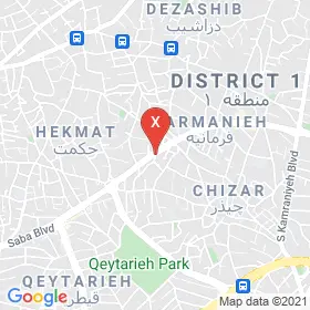 این نقشه، نشانی دکتر دایان عارف متخصص دندانپزشکی در شهر تهران است. در اینجا آماده پذیرایی، ویزیت، معاینه و ارایه خدمات به شما بیماران گرامی هستند.