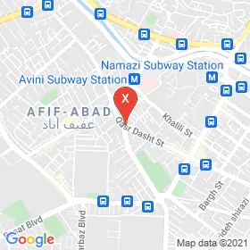 این نقشه، آدرس دکتر پیام مکاتب متخصص چشم پزشکی در شهر شیراز است. در اینجا آماده پذیرایی، ویزیت، معاینه و ارایه خدمات به شما بیماران گرامی هستند.