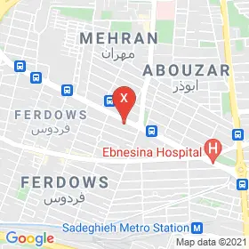 این نقشه، نشانی دکتر مجید احمدپور متخصص گوش حلق و بینی در شهر تهران است. در اینجا آماده پذیرایی، ویزیت، معاینه و ارایه خدمات به شما بیماران گرامی هستند.