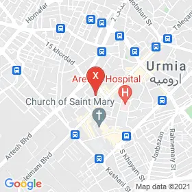 این نقشه، نشانی شنوایی شناسی و سمعک مهر متخصص  در شهر ارومیه است. در اینجا آماده پذیرایی، ویزیت، معاینه و ارایه خدمات به شما بیماران گرامی هستند.
