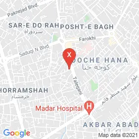 این نقشه، آدرس شنوایی شناسی و سمعک نجوا متخصص  در شهر یزد است. در اینجا آماده پذیرایی، ویزیت، معاینه و ارایه خدمات به شما بیماران گرامی هستند.