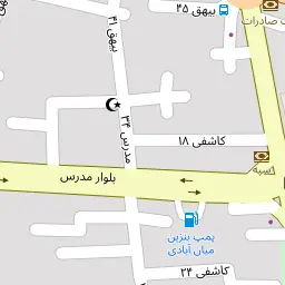 این نقشه، آدرس منصوره برآبادی متخصص کارشناس مامایی در شهر سبزوار است. در اینجا آماده پذیرایی، ویزیت، معاینه و ارایه خدمات به شما بیماران گرامی هستند.