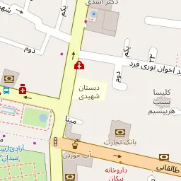 این نقشه، نشانی دکتر زهرا سادات فاطمی (سبزه میدان) متخصص زنان، زایمان و نازایی در شهر قزوین است. در اینجا آماده پذیرایی، ویزیت، معاینه و ارایه خدمات به شما بیماران گرامی هستند.