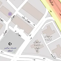 این نقشه، آدرس مرکز زیبایی پوست الماس متخصص زیبایی پوست در شهر تهران است. در اینجا آماده پذیرایی، ویزیت، معاینه و ارایه خدمات به شما بیماران گرامی هستند.
