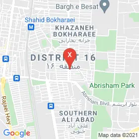 این نقشه، آدرس راضیه فرقانی ( علی آباد جنوبی ) متخصص کارشناس مامایی در شهر تهران است. در اینجا آماده پذیرایی، ویزیت، معاینه و ارایه خدمات به شما بیماران گرامی هستند.