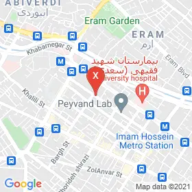 این نقشه، آدرس گفتاردرمانی الناز شادمهر (خیابان زند) متخصص  در شهر شیراز است. در اینجا آماده پذیرایی، ویزیت، معاینه و ارایه خدمات به شما بیماران گرامی هستند.